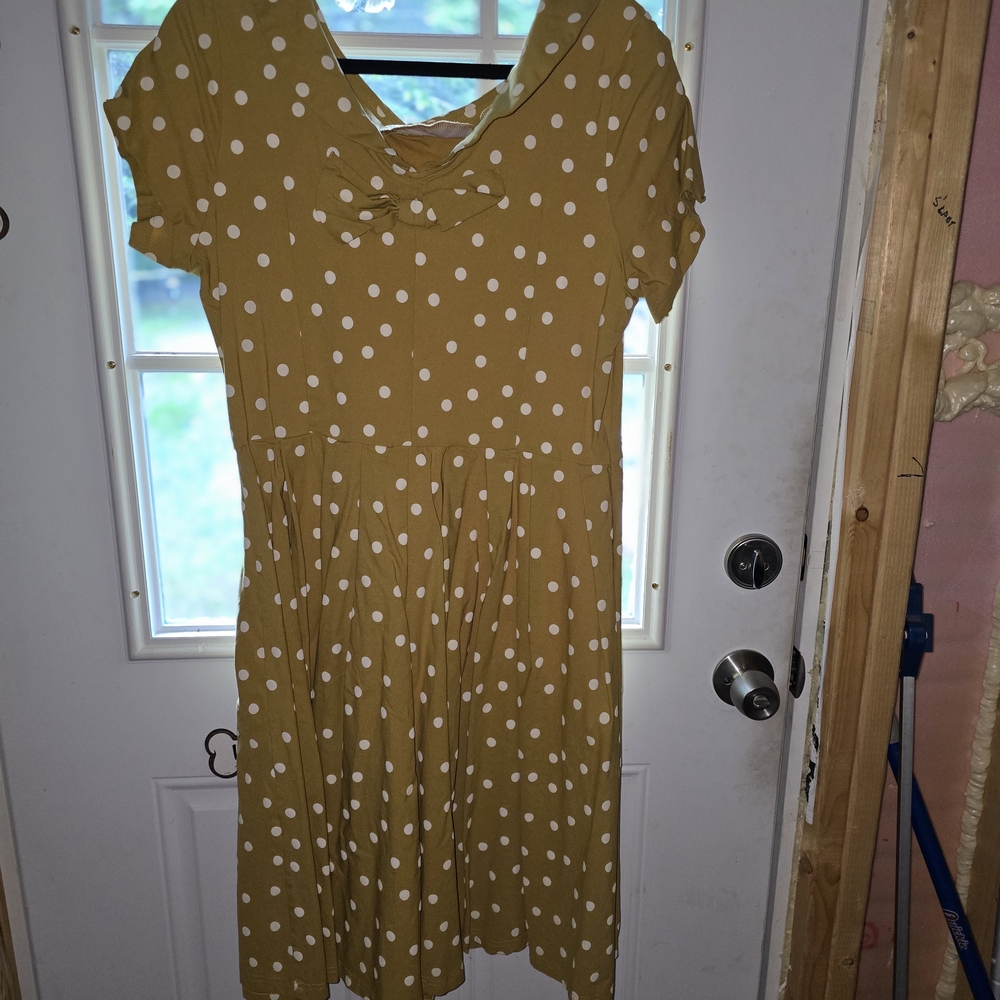 Yellow Polka Dot Dress
